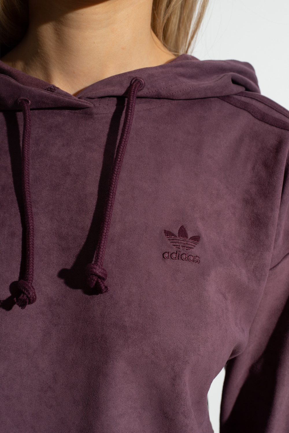 adidas climalite capri 88387 sandals VbjdevelopmentsShops France Purple Hoodie with logo ADIDAS Originals